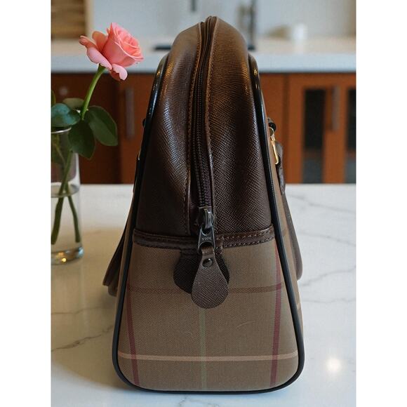 Burberry Khaki Vintage Boston Mini Handbag - Picture 7 of 16